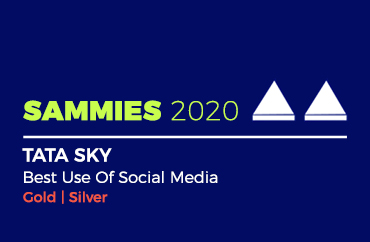 SAMMIES 2020 TATA SKY Best Use Of Social Media Gold | Silver