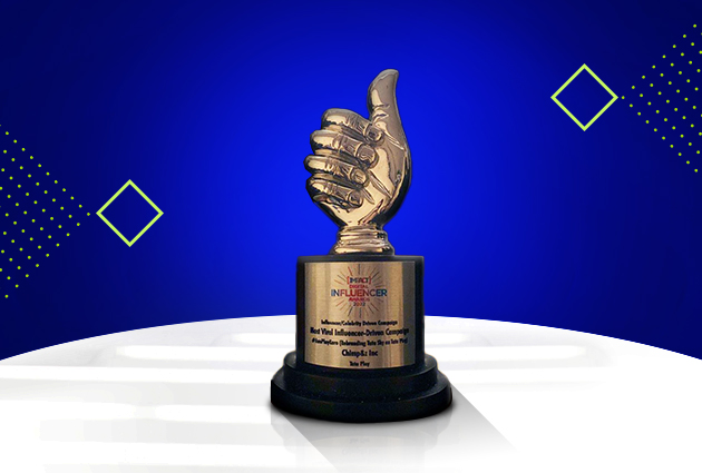 Silver at Impact Digital Influencer Awards 2022, Most Viral Influencer-Driven Campaign for #AaoPlayKare Campaign - Tata Play