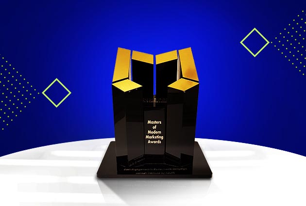 Gold at mCube Awards 2021 Tata Sky